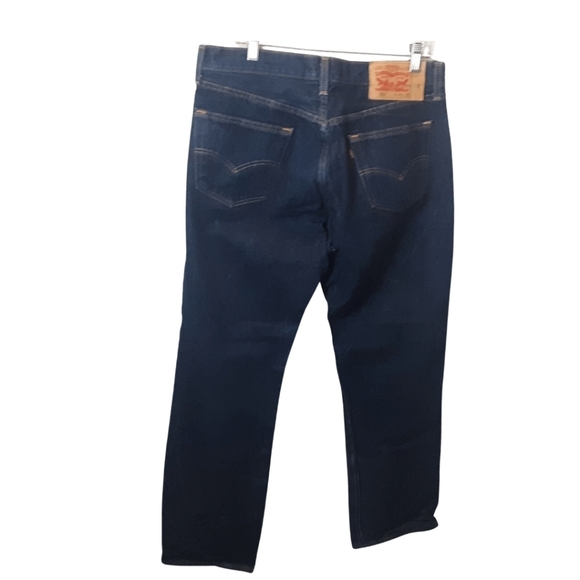 Levi Strauss & Co. 501 Button Fly Denim 5-Pocket Jeans Levis Men's 36Wx32L - Picture 3 of 16
